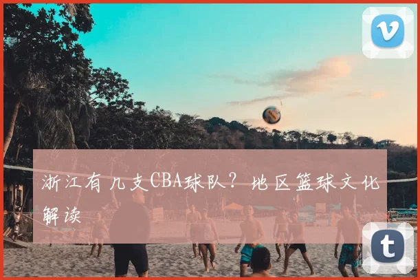 浙江有几支CBA球队?地区篮球文化解读